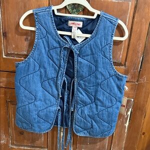 Lonestar Blue Quilted Denim Vest